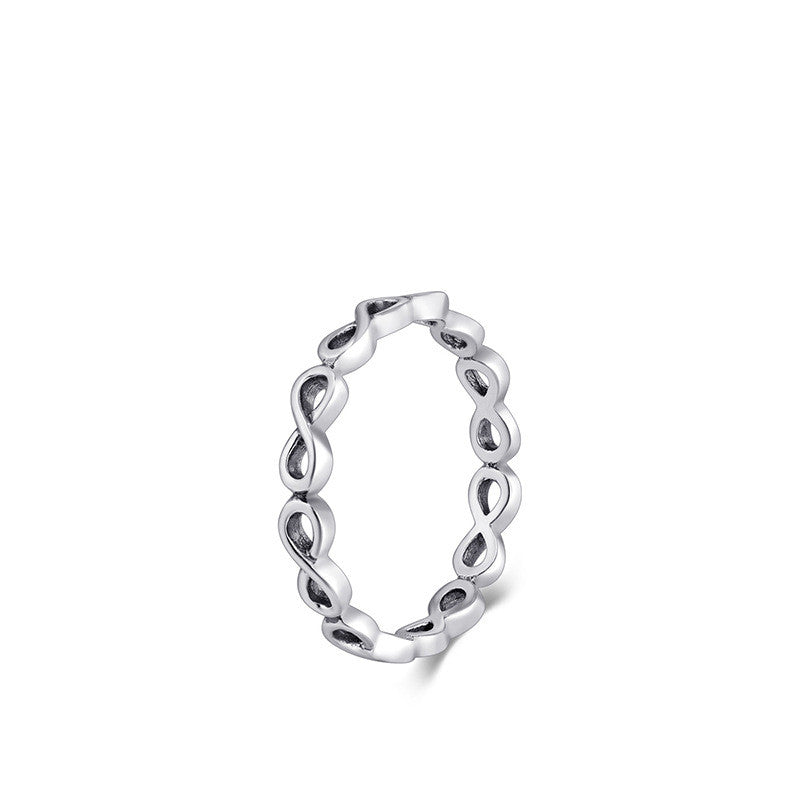 Noteful Love™ Infinity Love Ring – 925 Sterling Silver