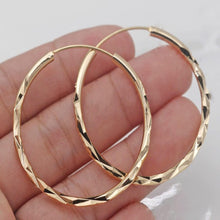 Noteful Love™ Gold Hoop Earrings – Timeless 18K Plated Style