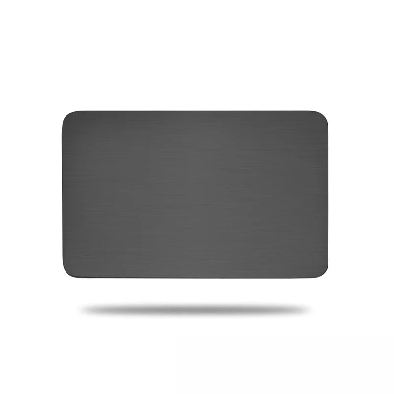 Noteful Love™ Personalized Wallet Card – Custom Engraved Stainless Steel Love Note