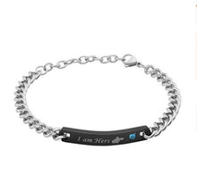 Noteful Love™ King & Queen Couple Bracelets – Titanium Steel Charm Set
