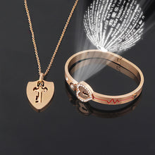 Noteful Love™ Couple Love Lock Bracelet & Key Set – Titanium Steel Matching Jewelry
