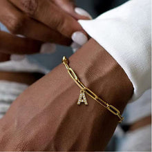 Noteful Love™ Initial Bracelet – Gold Letter Charm for Women