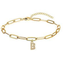 Noteful Love™ Initial Bracelet – Gold Letter Charm for Women