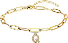 Noteful Love™ Initial Bracelet – Gold Letter Charm for Women