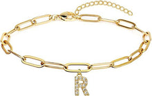 Noteful Love™ Initial Bracelet – Gold Letter Charm for Women