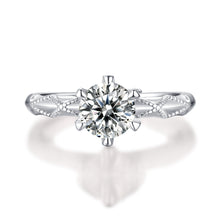 Noteful Love™ Moissanite Promise Ring – Silver Love & Commitment Ring