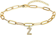 Noteful Love™ Initial Bracelet – Gold Letter Charm for Women
